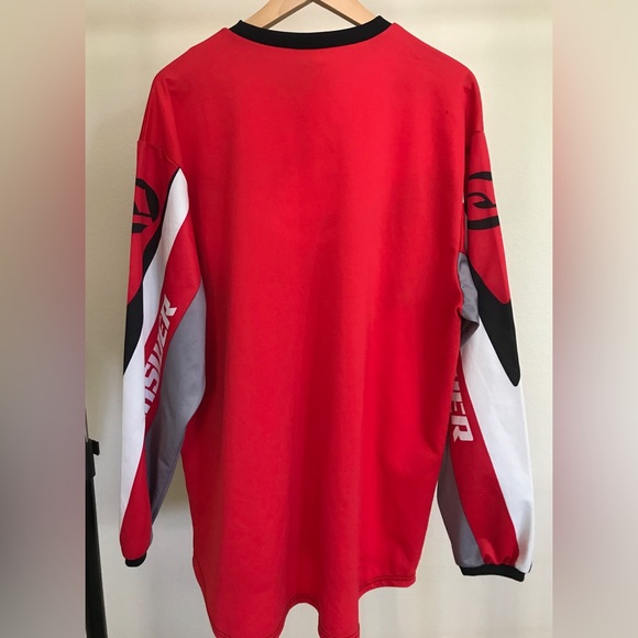 ANSWER RACING MX MOTO JERSEY MENS X-LARGE BLACK RED WHITE - Picture 11 of 11